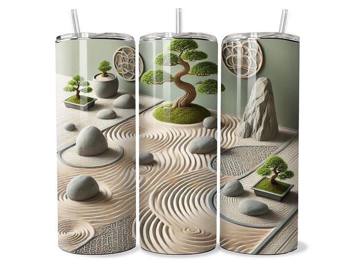 Serenity Zen Garden Tumbler - 20oz Stainless Steel product image (1)
