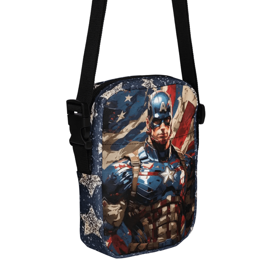 Buhay Tuklas Captain America Patriotic Avenger All-Over Print Crossbody product image (1)
