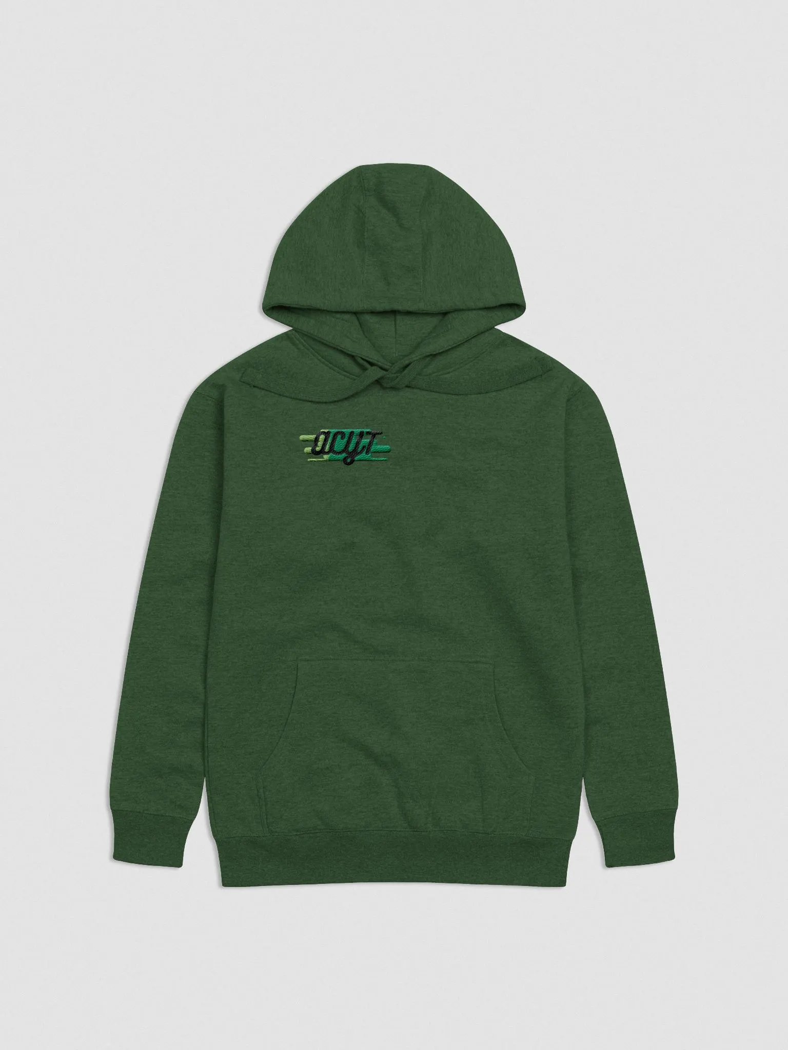 ACYT Text Embrioddered Cotton Unisex Hoodie product image (1)