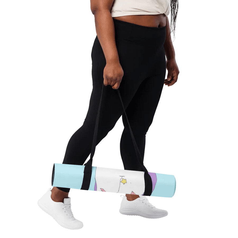 Pocky's Unicorn Onesie Daki Yoga Mat product image (11)