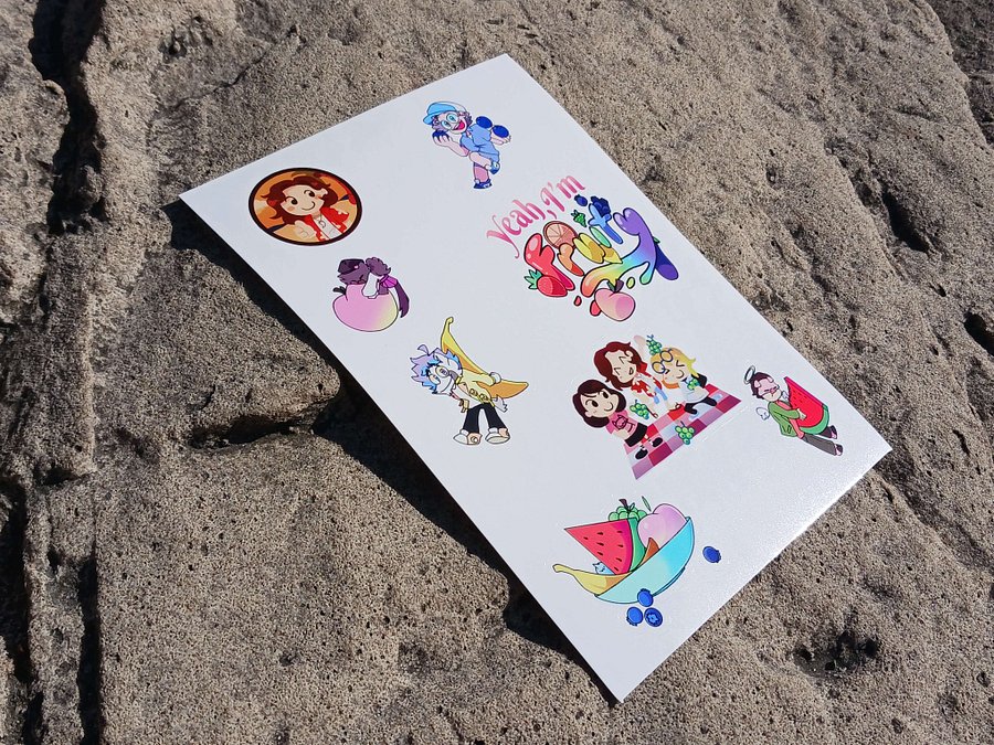 FRUITY COLLECTION STICKER PACK! product image (3)