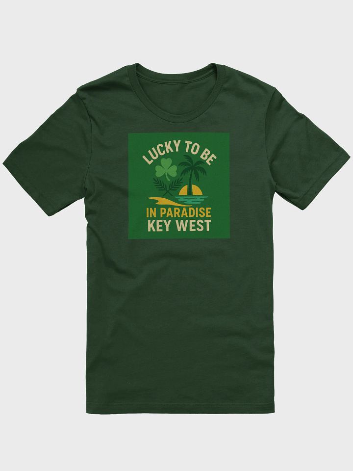 Lucky to Be in Paradise Key West FLA Ultra-Soft Tee product image (2)