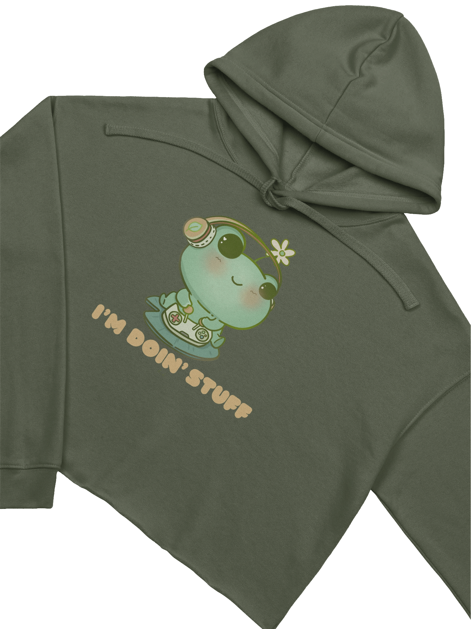 I'm Doin Stuff Cropped Hoddie product image (3)