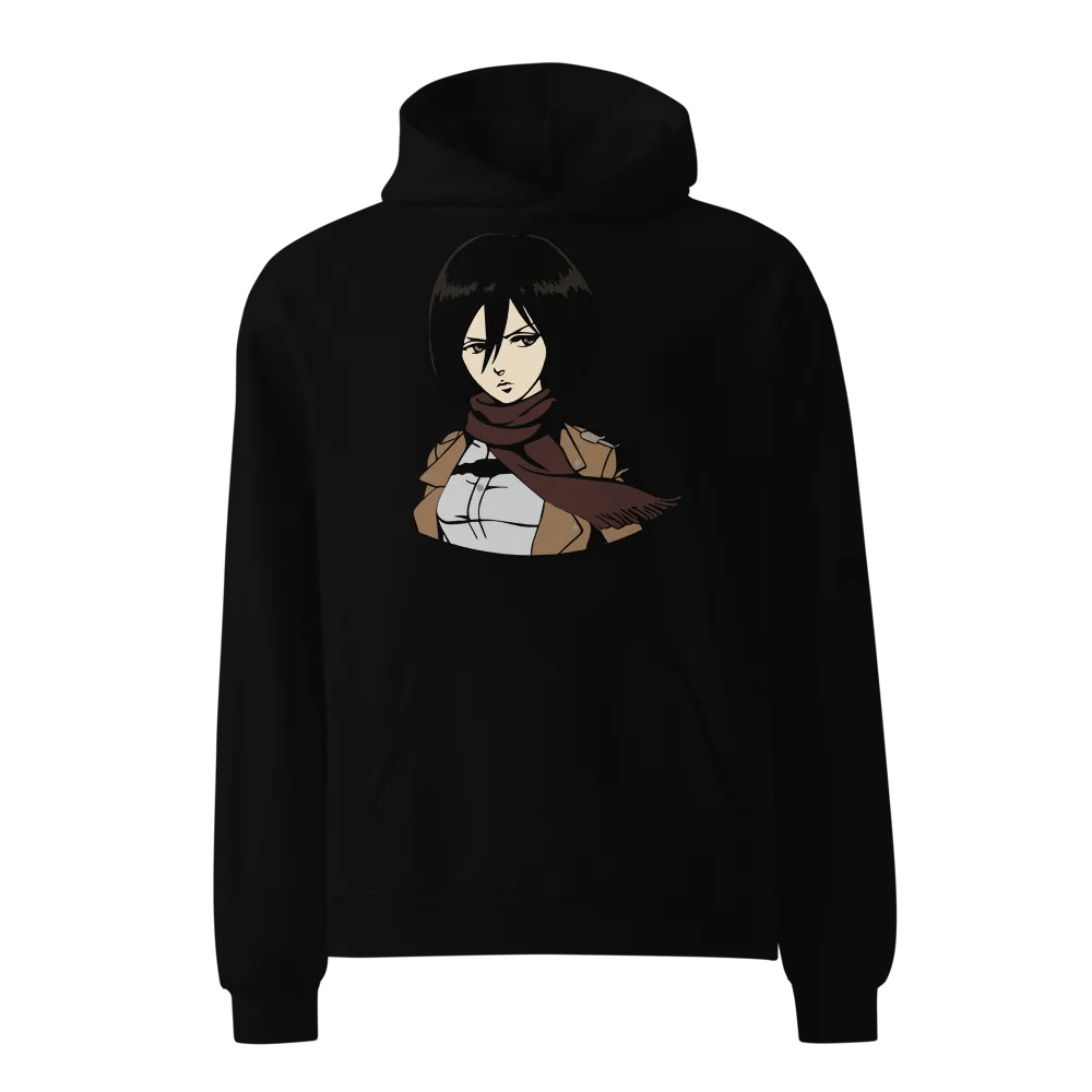 Determined Spirit Mikasa Ackerman Oversized Hoodie product image (1)
