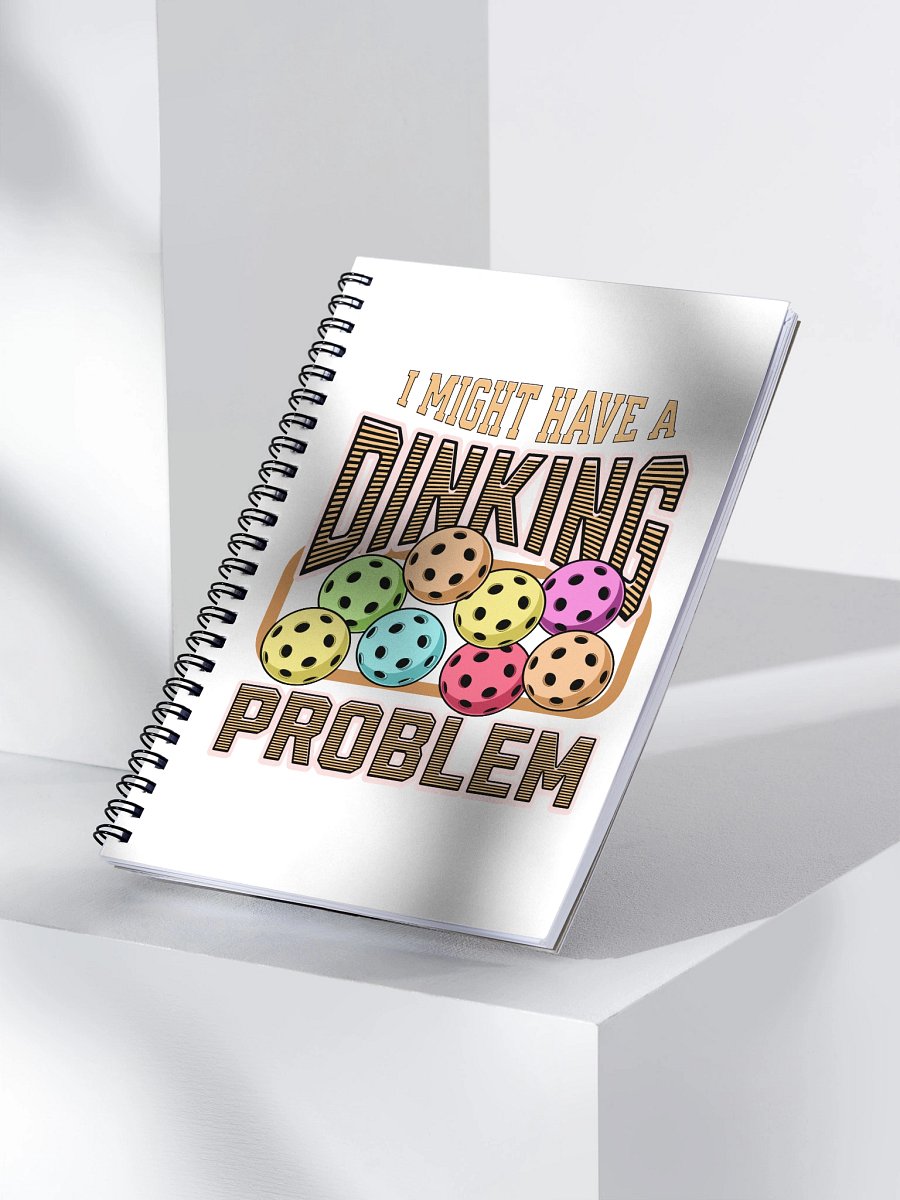 I Might Have A Dinking Problem Pickleball Whimsical Spiral Notebook product image (3)