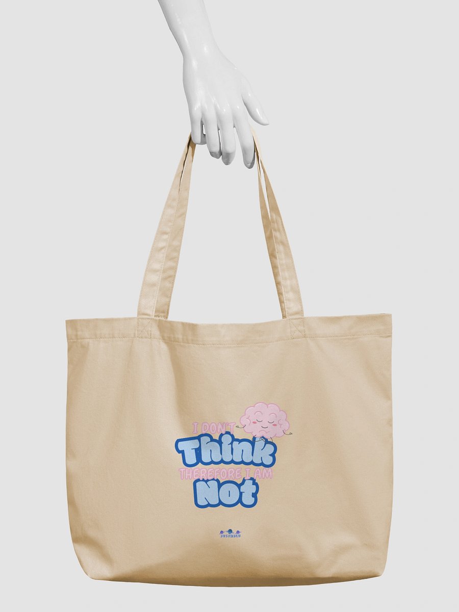 "I Don't Think" Canvas Tote product image (3)