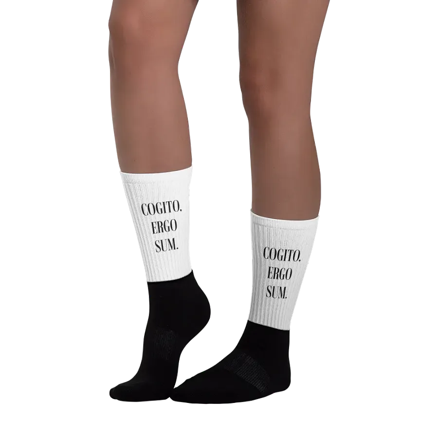 Cogito, Ergo Sum Socks product image (4)