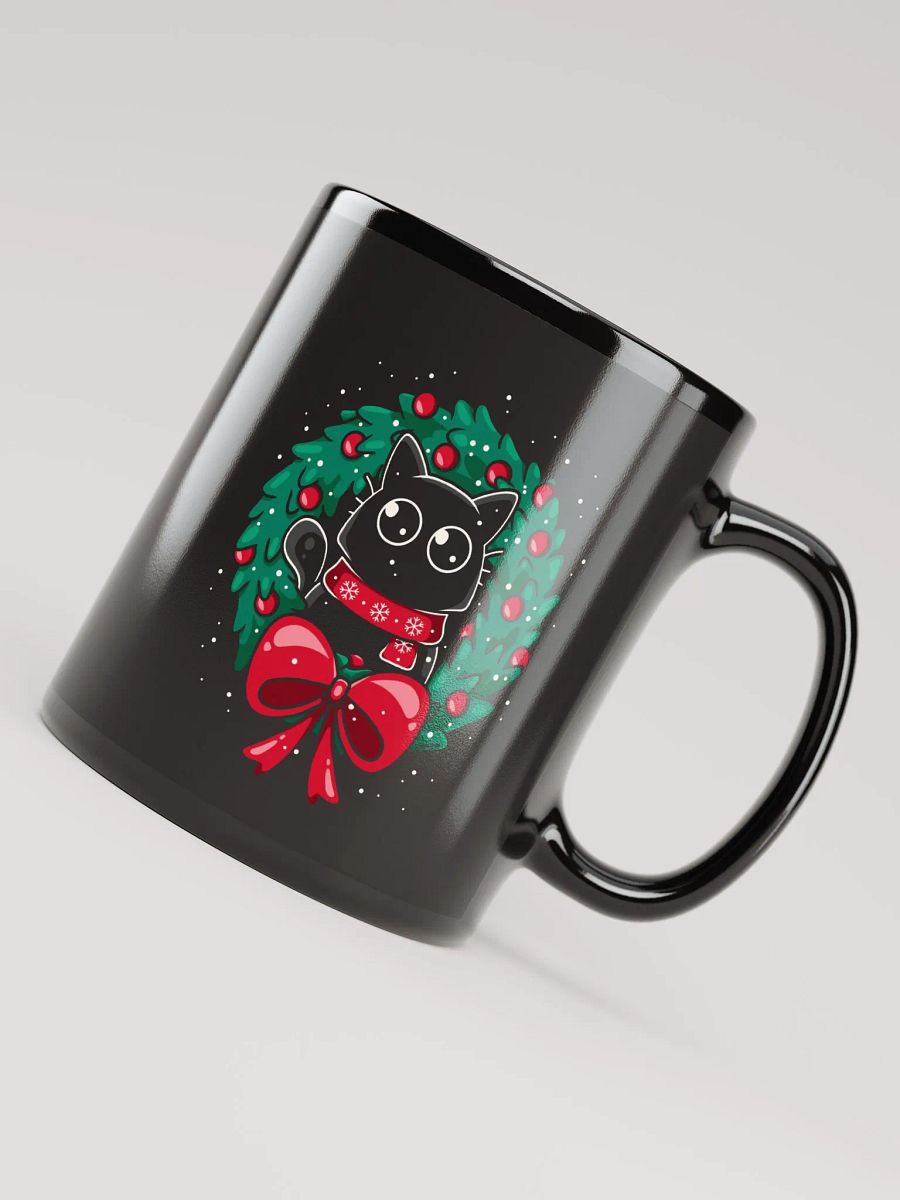 Christmas Cat Wreath Mug product image (8)