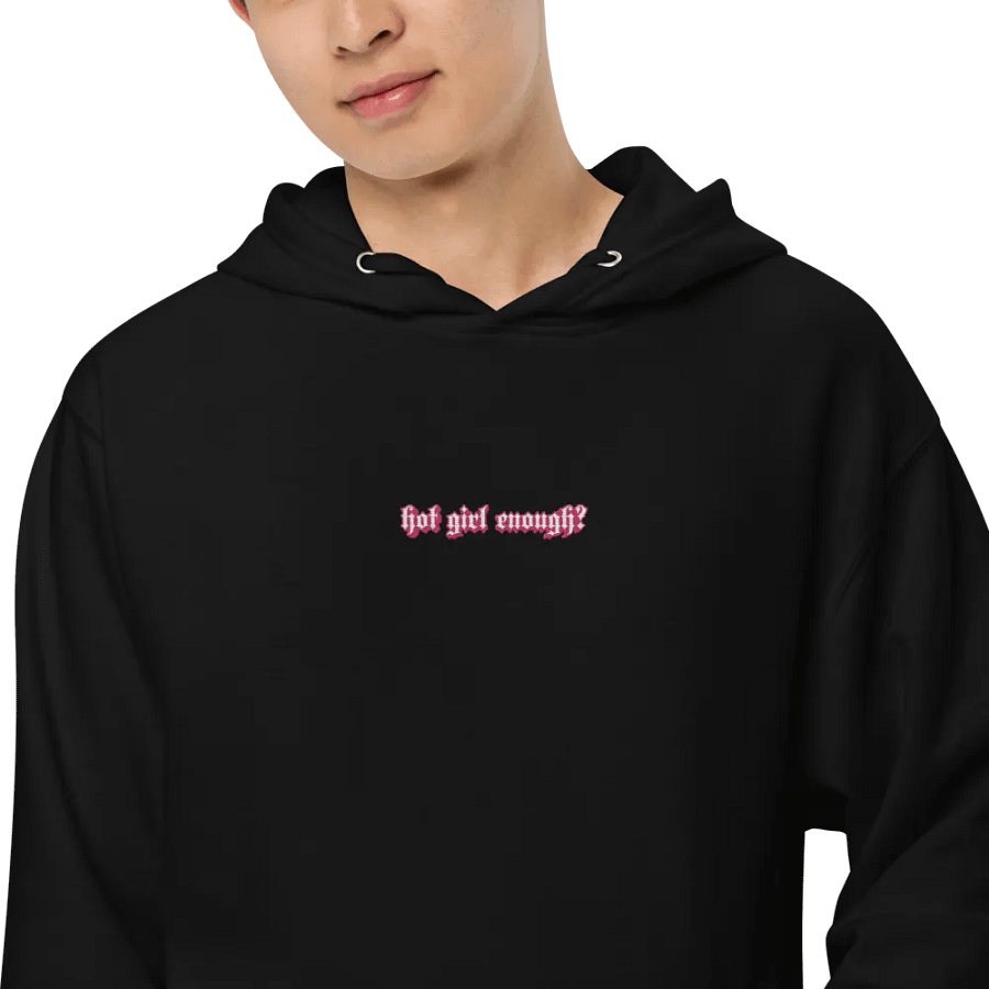 Hot Girl Enough? Embroidered Hoodie product image (1)