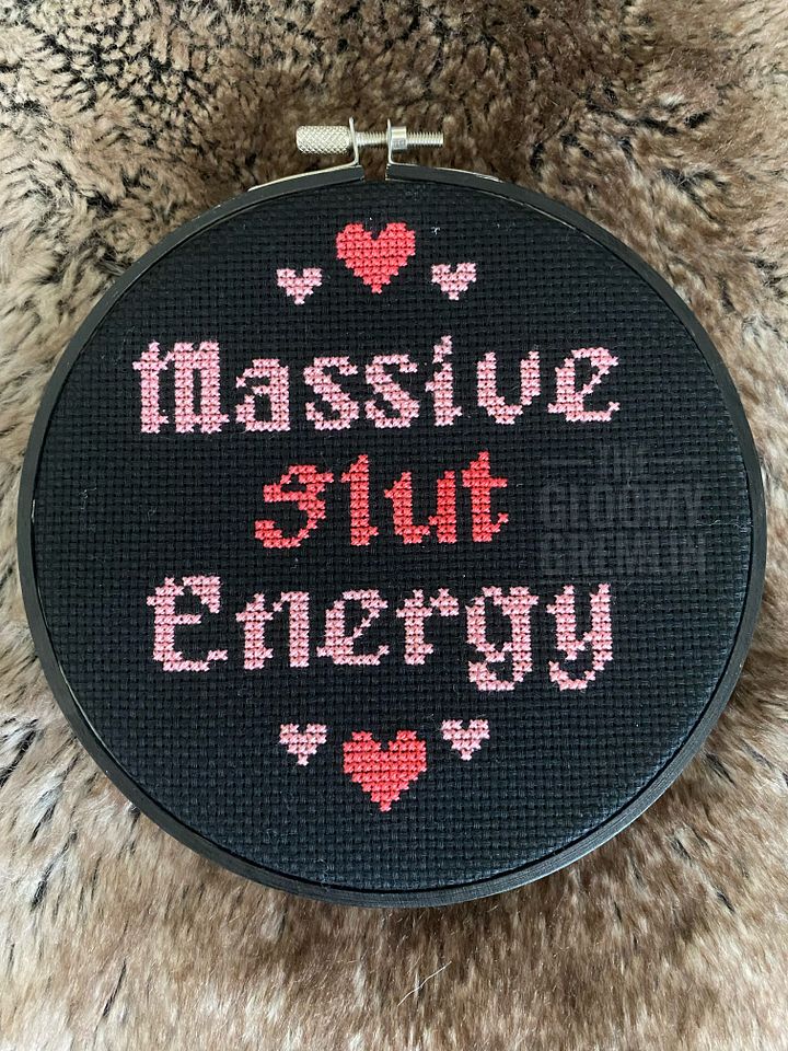 Massive Slut Energy - Cross Stitch Pattern product image (1)