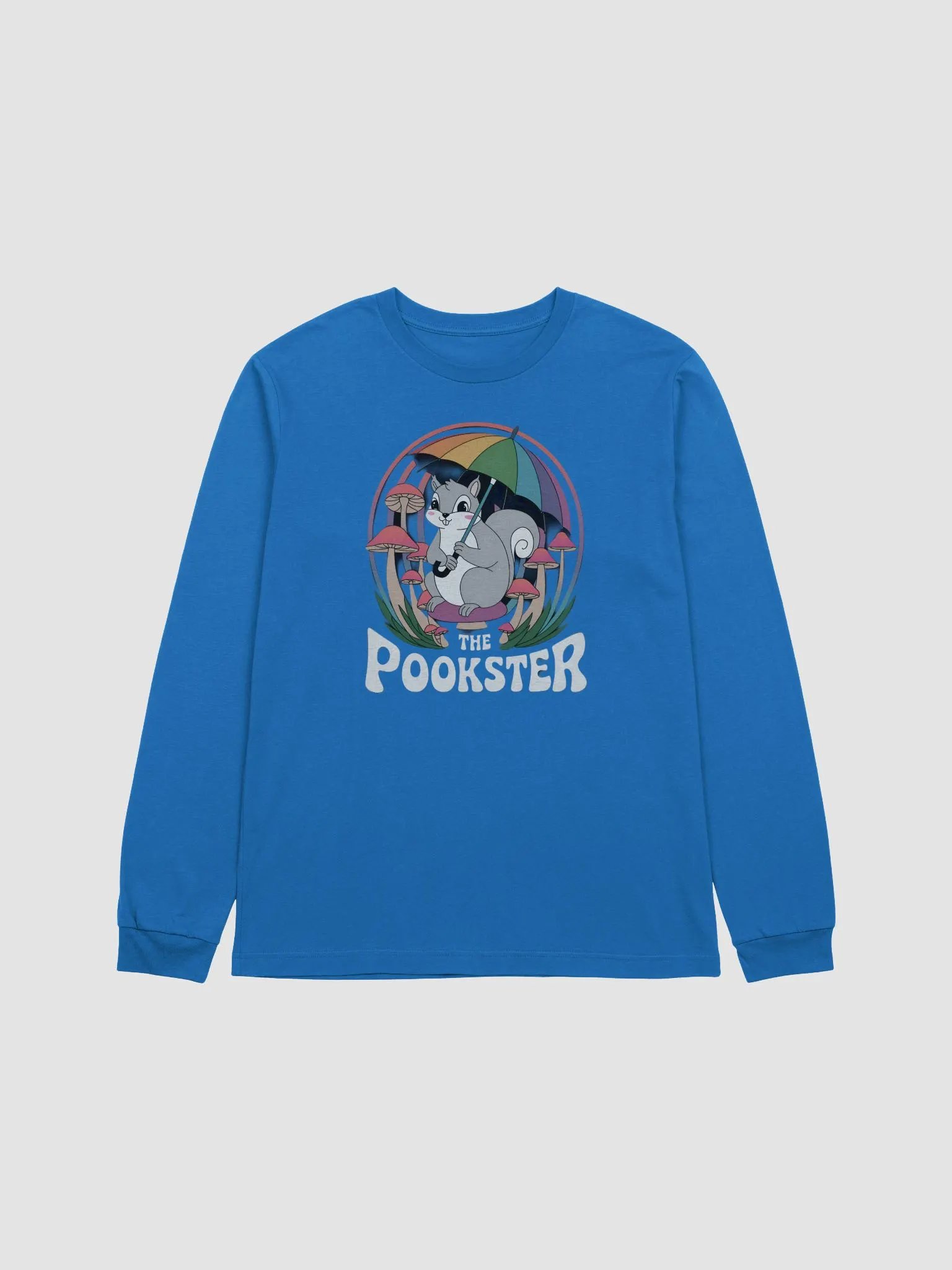 The Pookster's Mushroom Adventure Long Sleeve Tee product image (1)