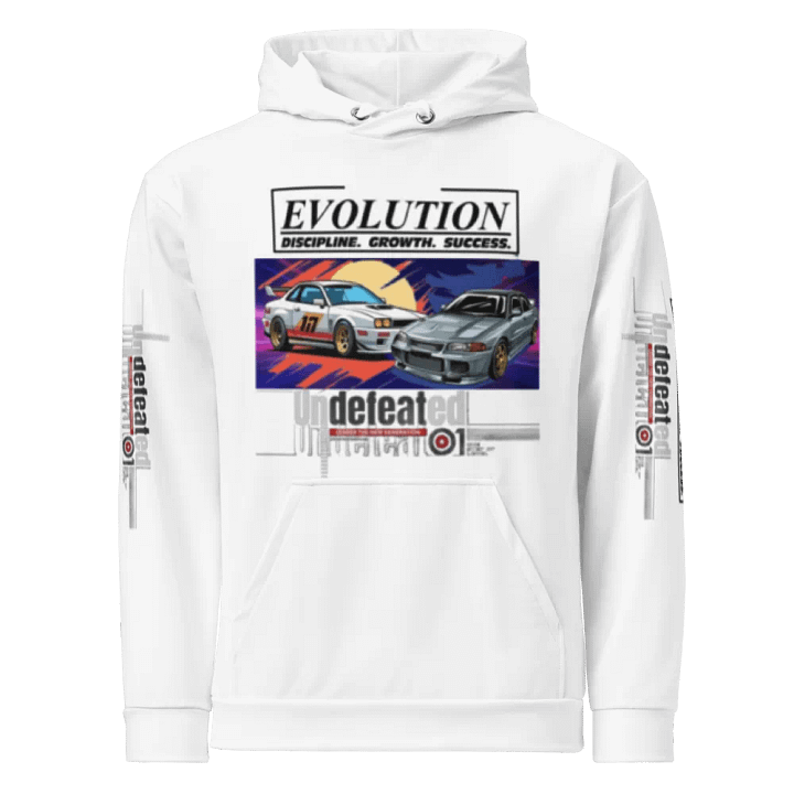 Man Recycled Unisex Hoodie Evolution Undefeated product image (1)
