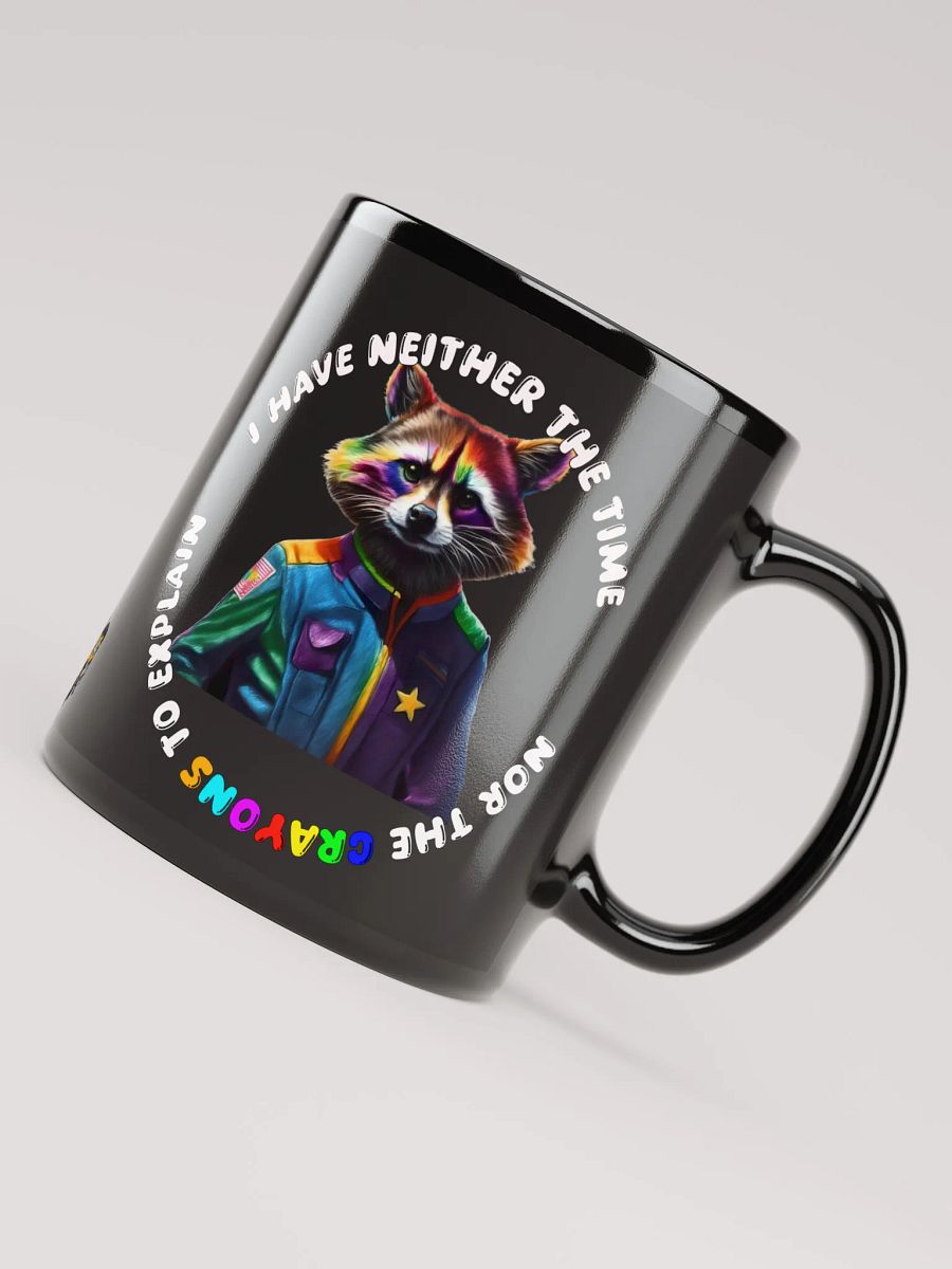 Whimsical Raccoon Space Jacket Mug product image (8)
