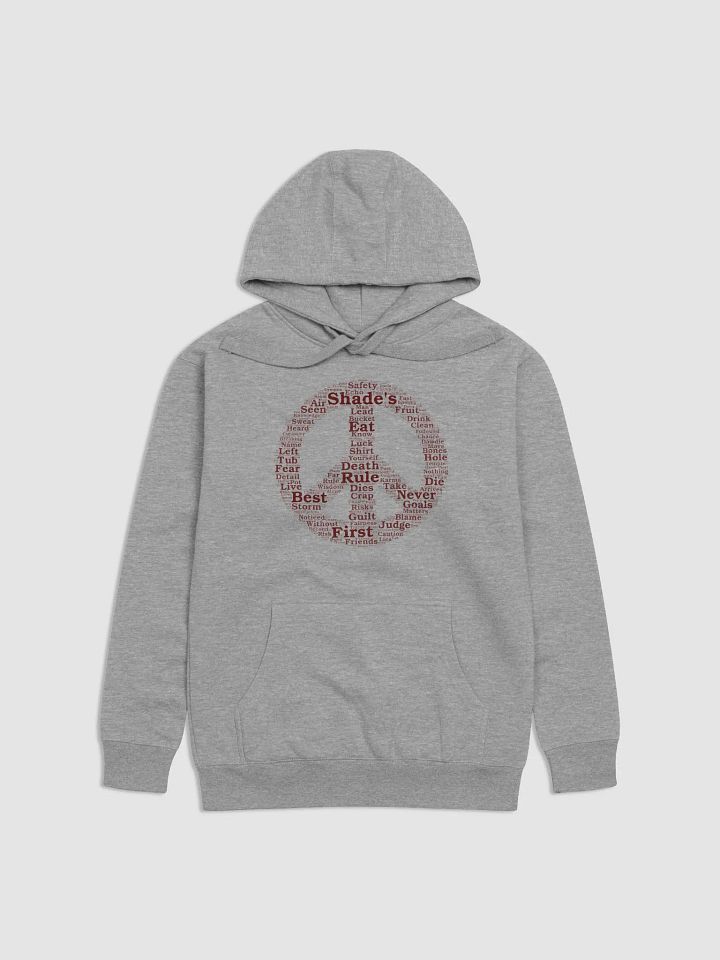 Hoodie - Peace Sign Word Cloud product image (4)