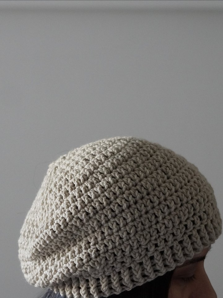 1 hour beret crochet pattern product image (1)