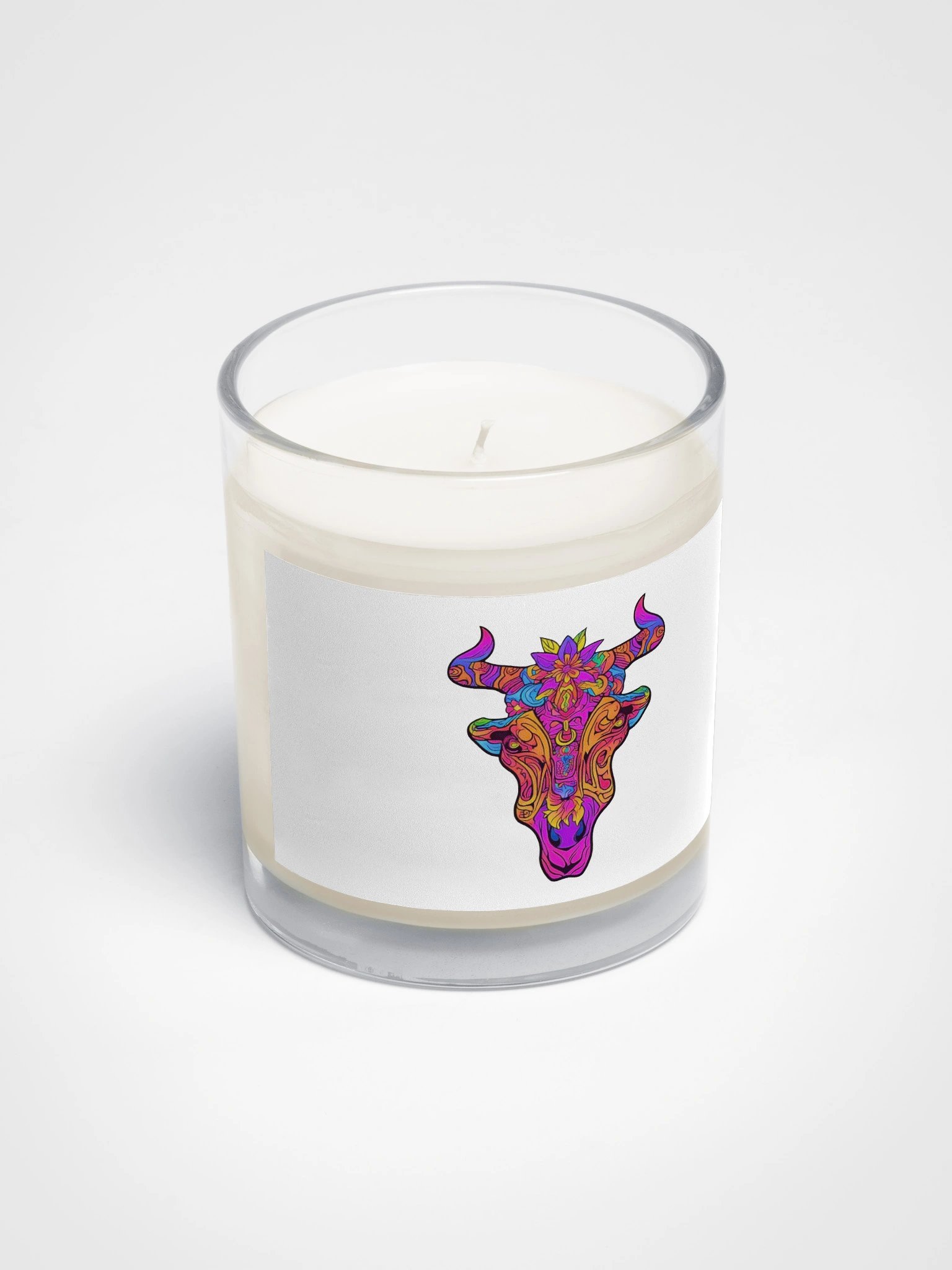 Neon Bull Skull - Soy Candle product image (3)