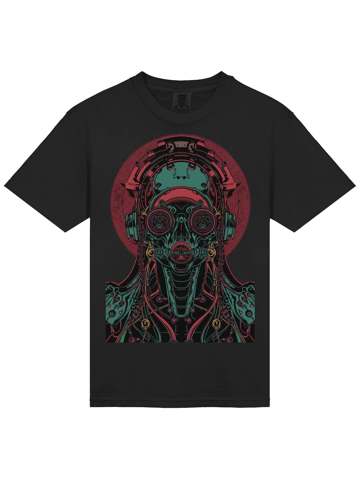 Cybernetic Street Warrior Heavyweight T-Shirt product image (4)