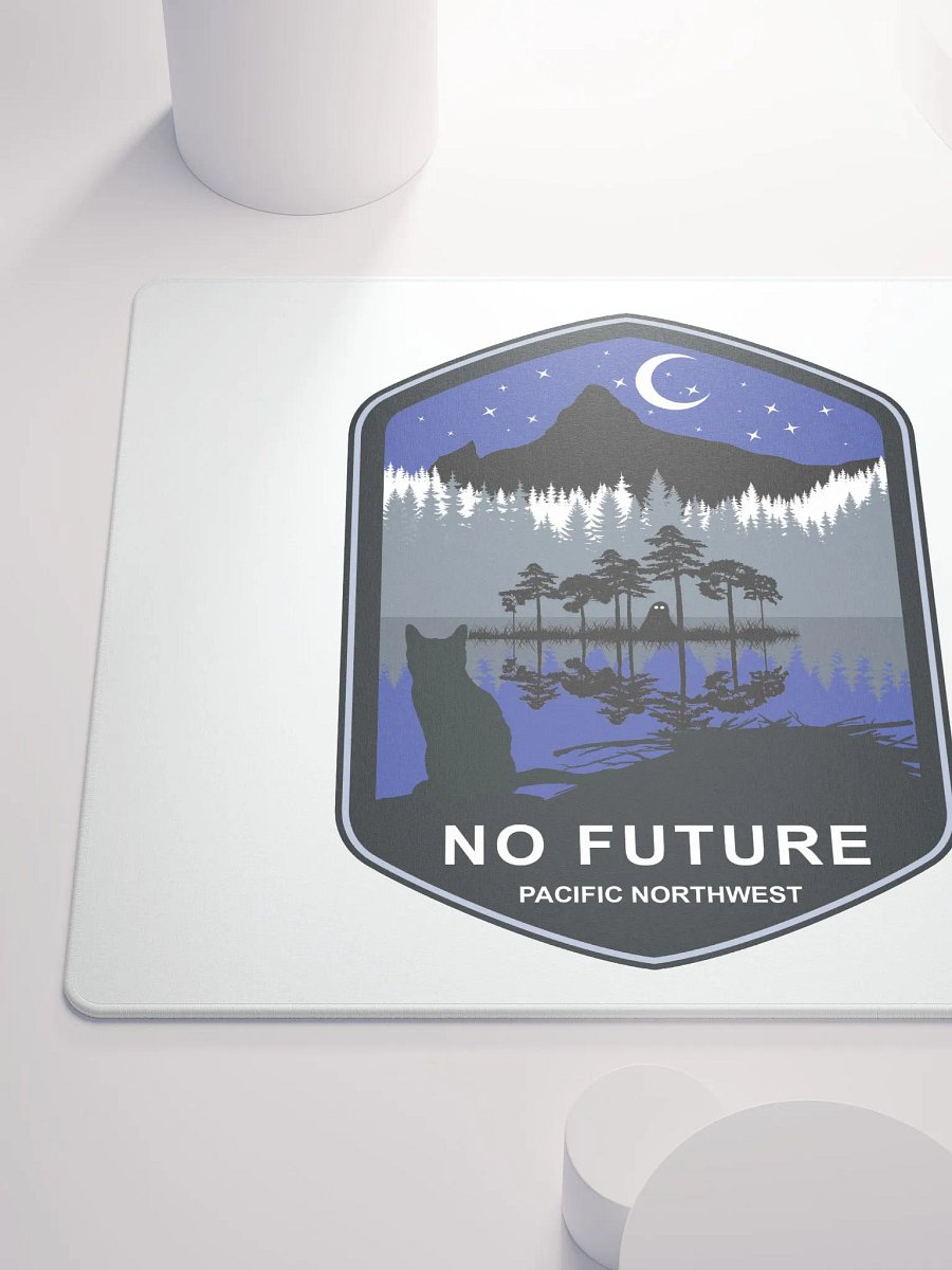 Cat under the Moon Gaming Mousepad product image (10)