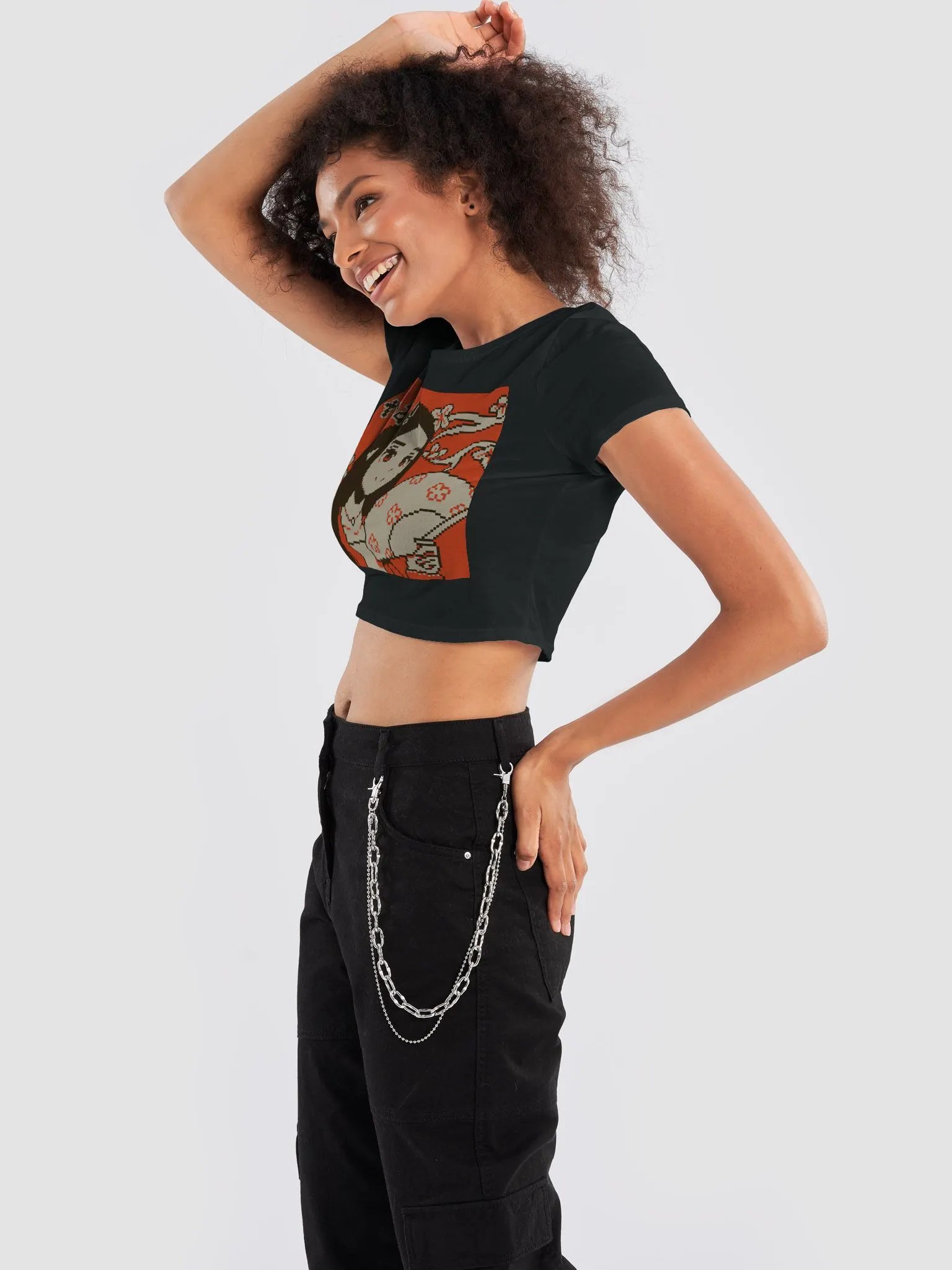 Yaa! Lani Pixel Crop T-shirt product image (10)