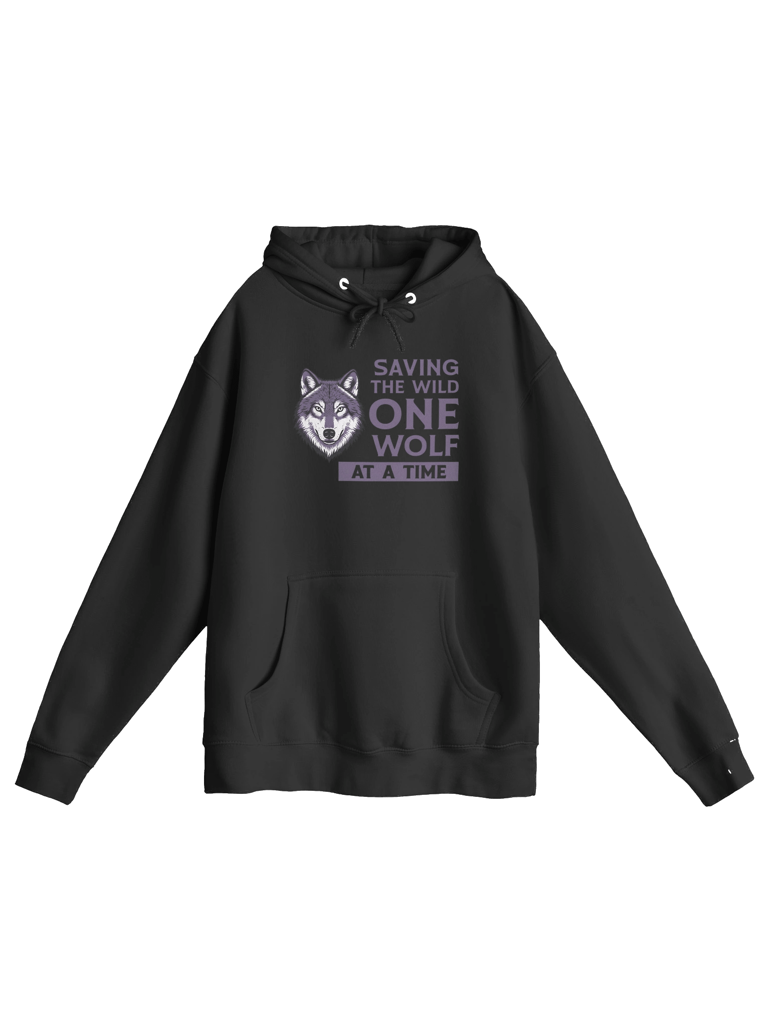 Saving The Wild One Wolf At A Time- Premium Pullover Hoodie product image (3)