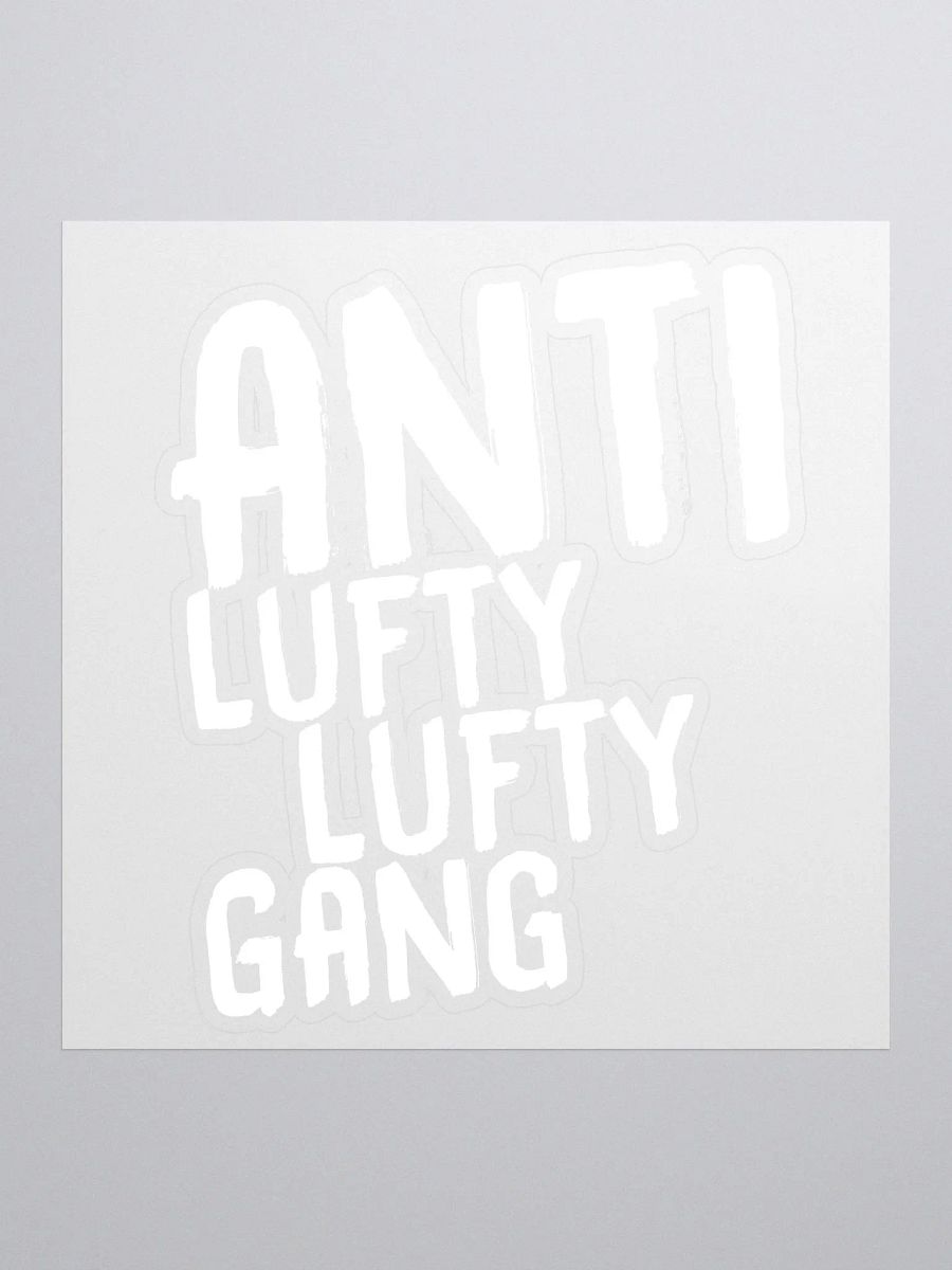 Anti Lufty Lufty Gang Stickers (White) product image (1)