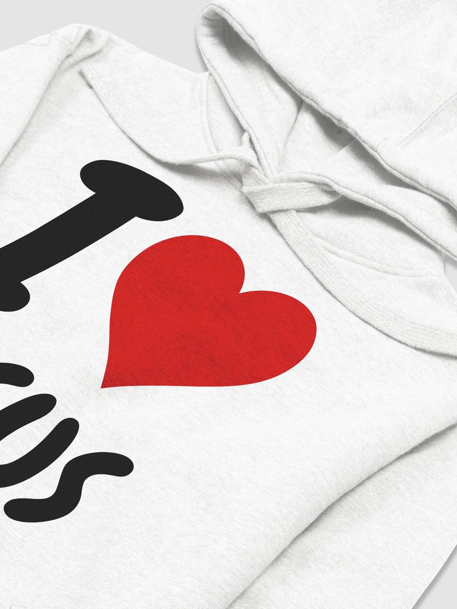 I Love You Jesus Cotton Heritage Premium Unisex Hoodie product image (3)