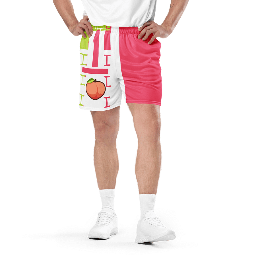 Y2K 2 MUCH PEACH HERS SHORTS PINK (FRONT & BACK DESIGN) product image (3)