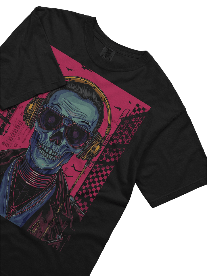 Cyber Skull Rapper Heavyweight T-Shirt product image (2)