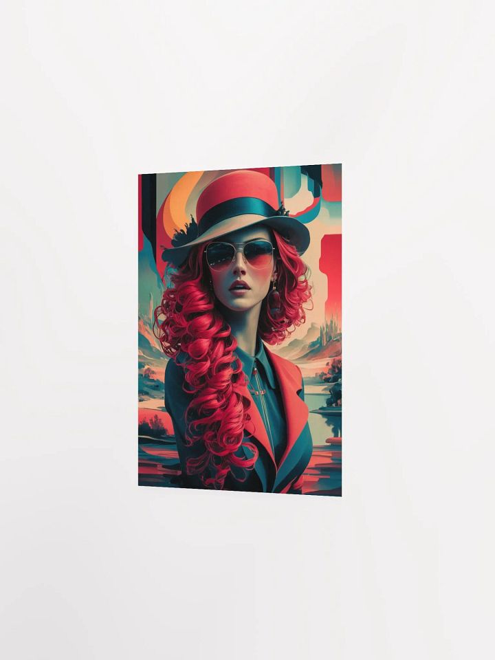 Abstract illustration of a Woman Poster - 4 product image (8)