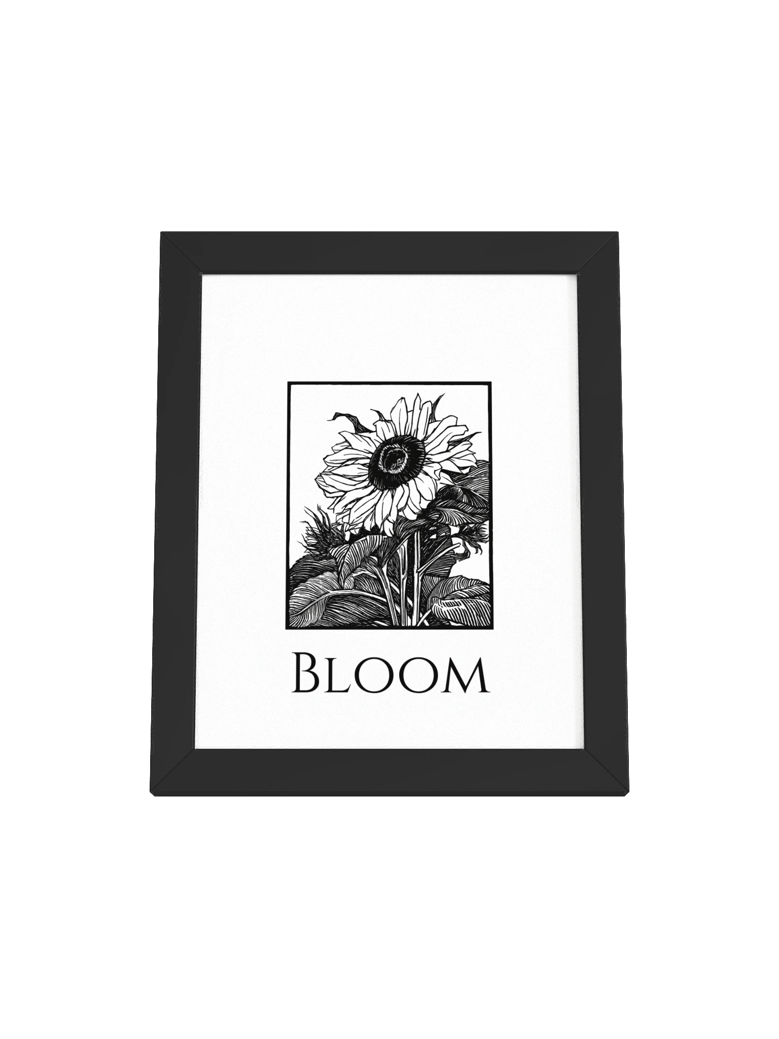 BLOOM Sunflower Framed Poster product image (1)
