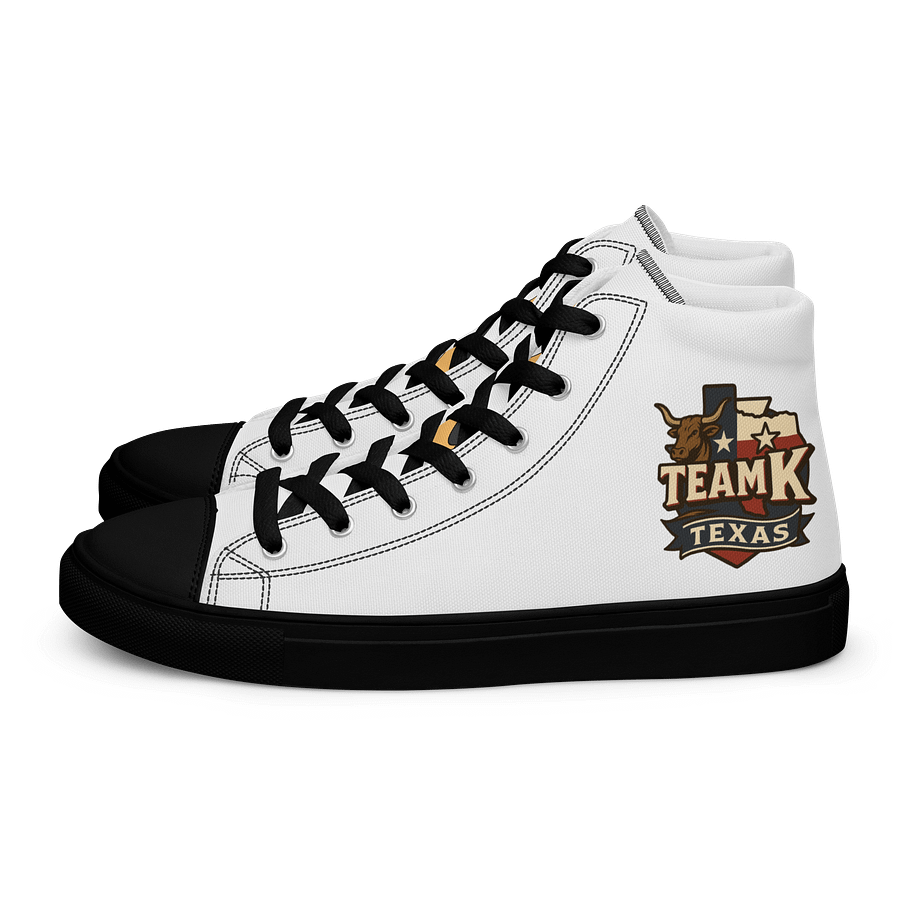 Team K Texas Women's High Top Canvas Shoes product image (1)