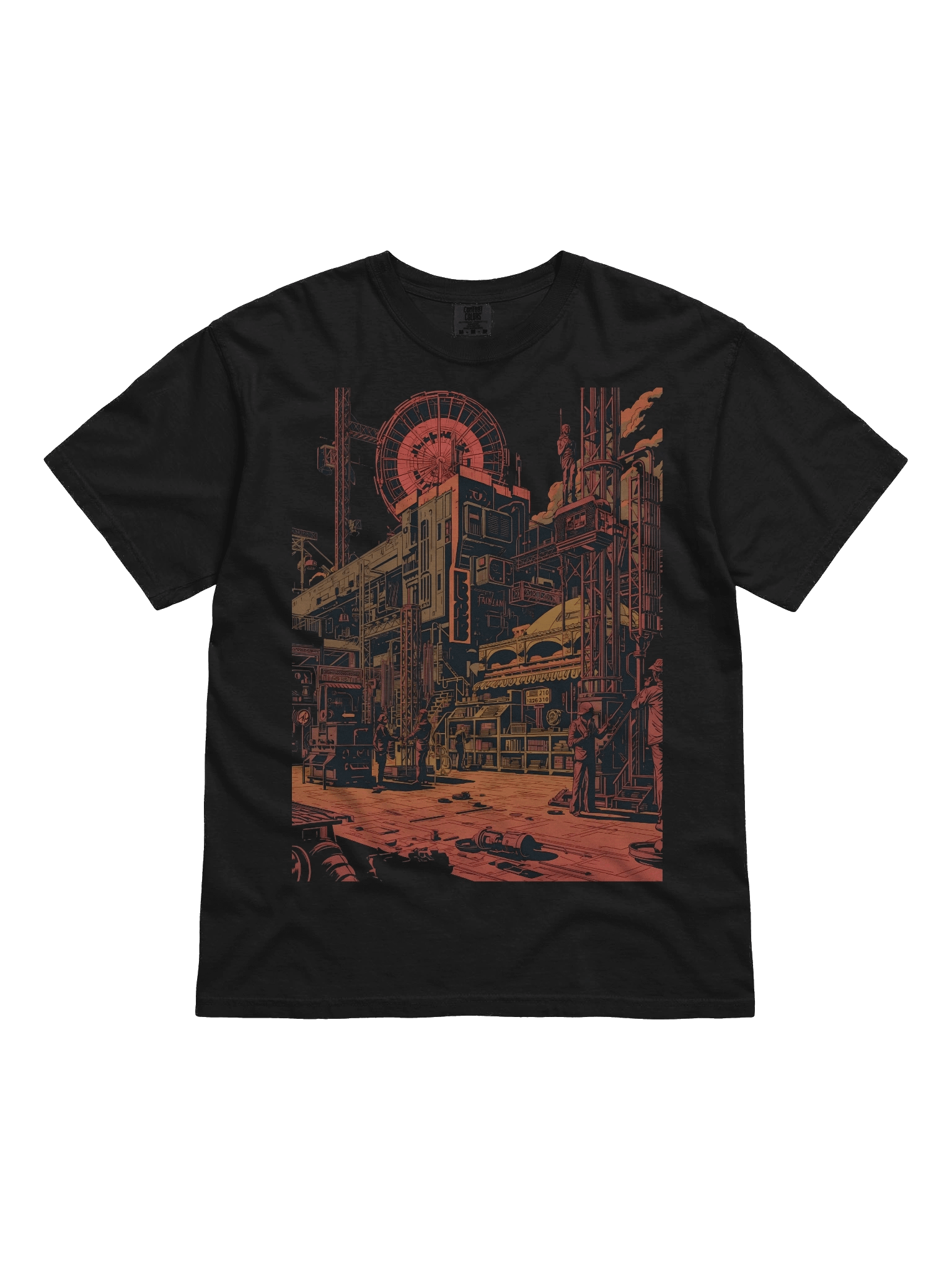 Retro Industrialization Heavyweight T-Shirt product image (1)
