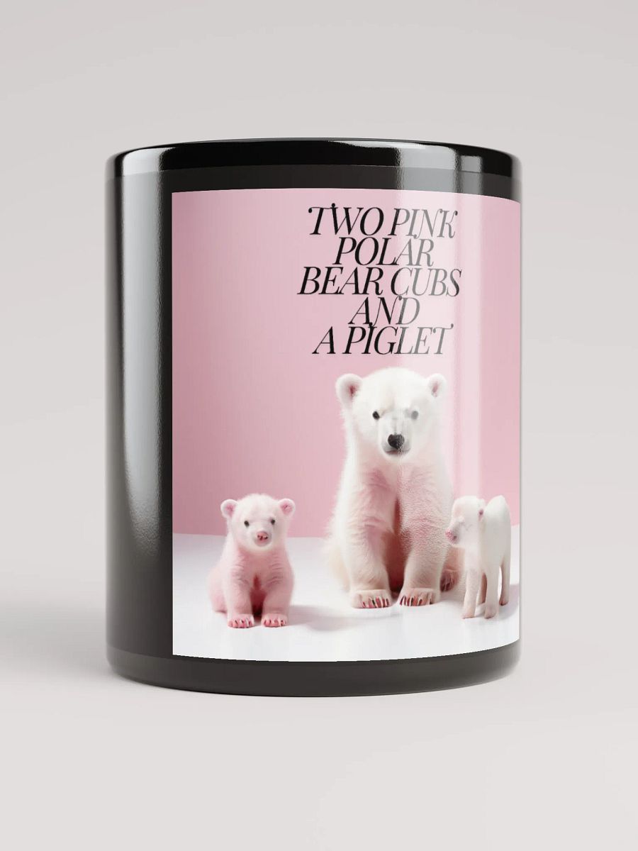 Two Pink Polar Bear Cubs and a Piglet product image (5)