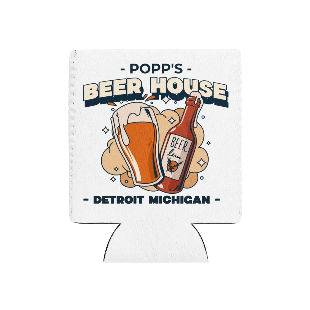 Popp's Beer House - Koozie Sleeve product image (1)