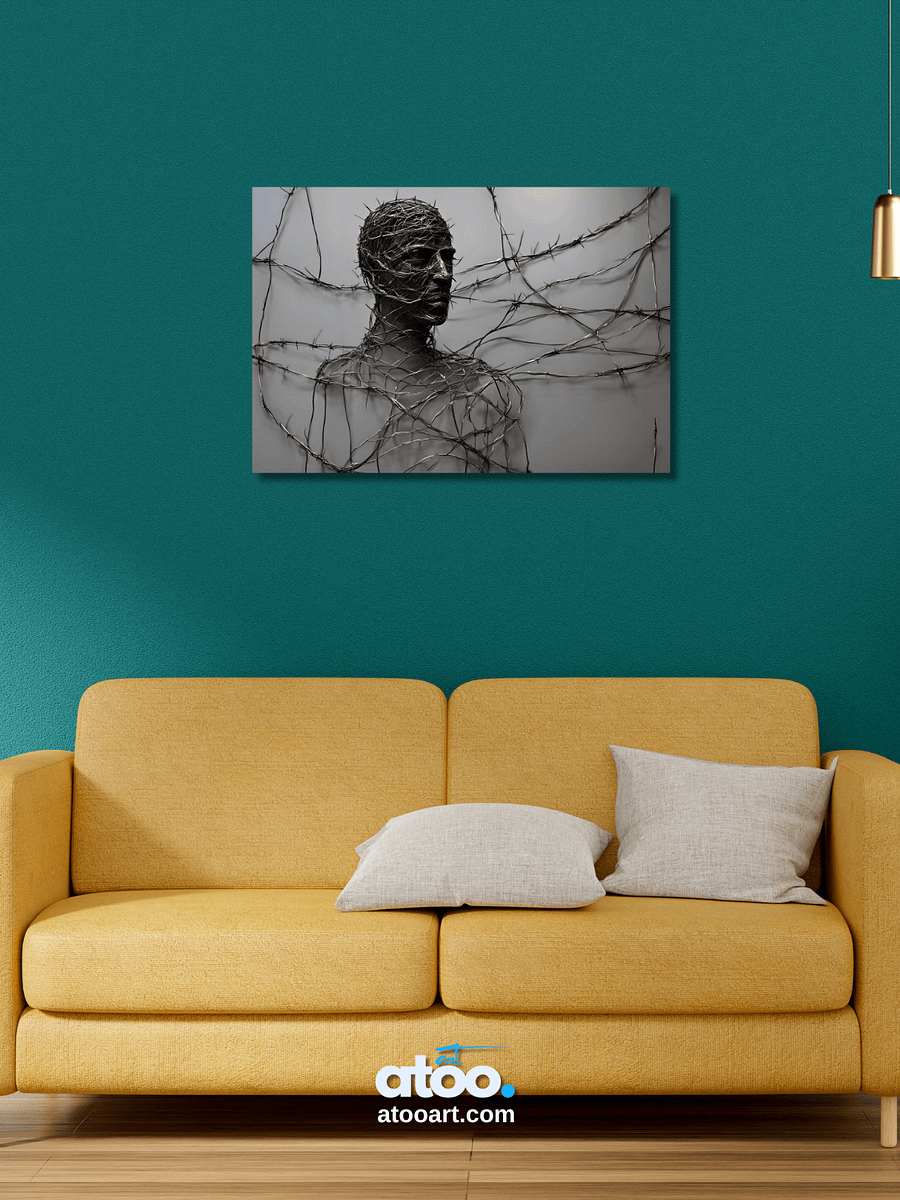 Be Free to Yourself Collection | Standing Tall | Canvas Painting product image (6)