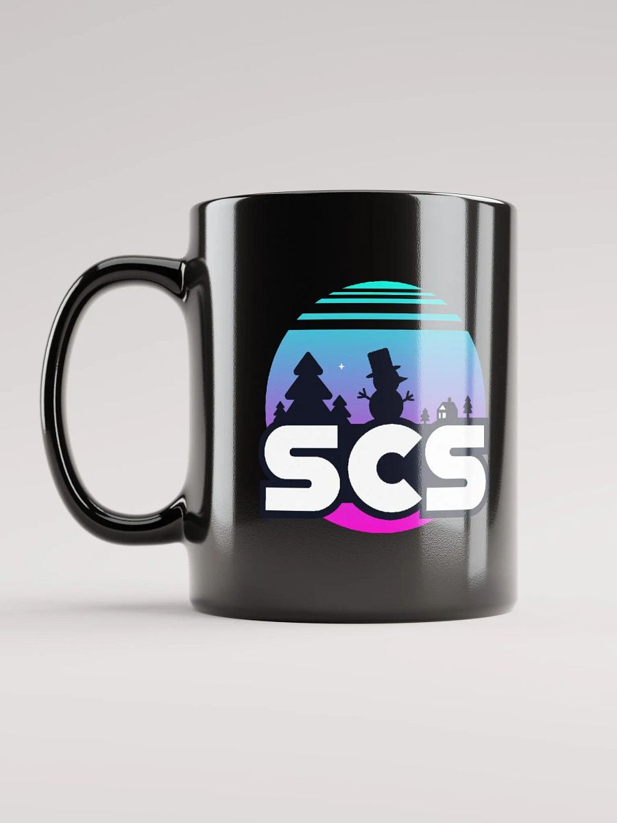 SCS WINTER VIBES GLOSSY BLACK MUG product image (12)