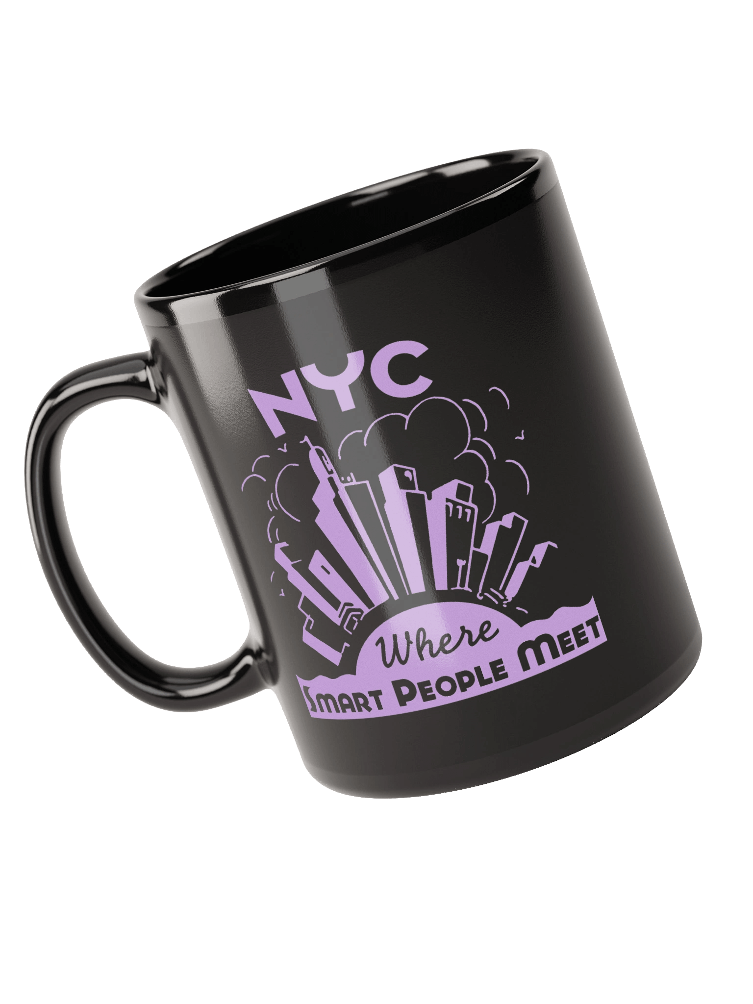 'NYC Smart' Black Mug product image (4)