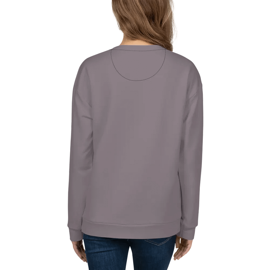 Plain Medium Gray True Summer Unisex Recycled Polyester Heavyweight Premium Sweatshirt by Treasure Pie product image (8)