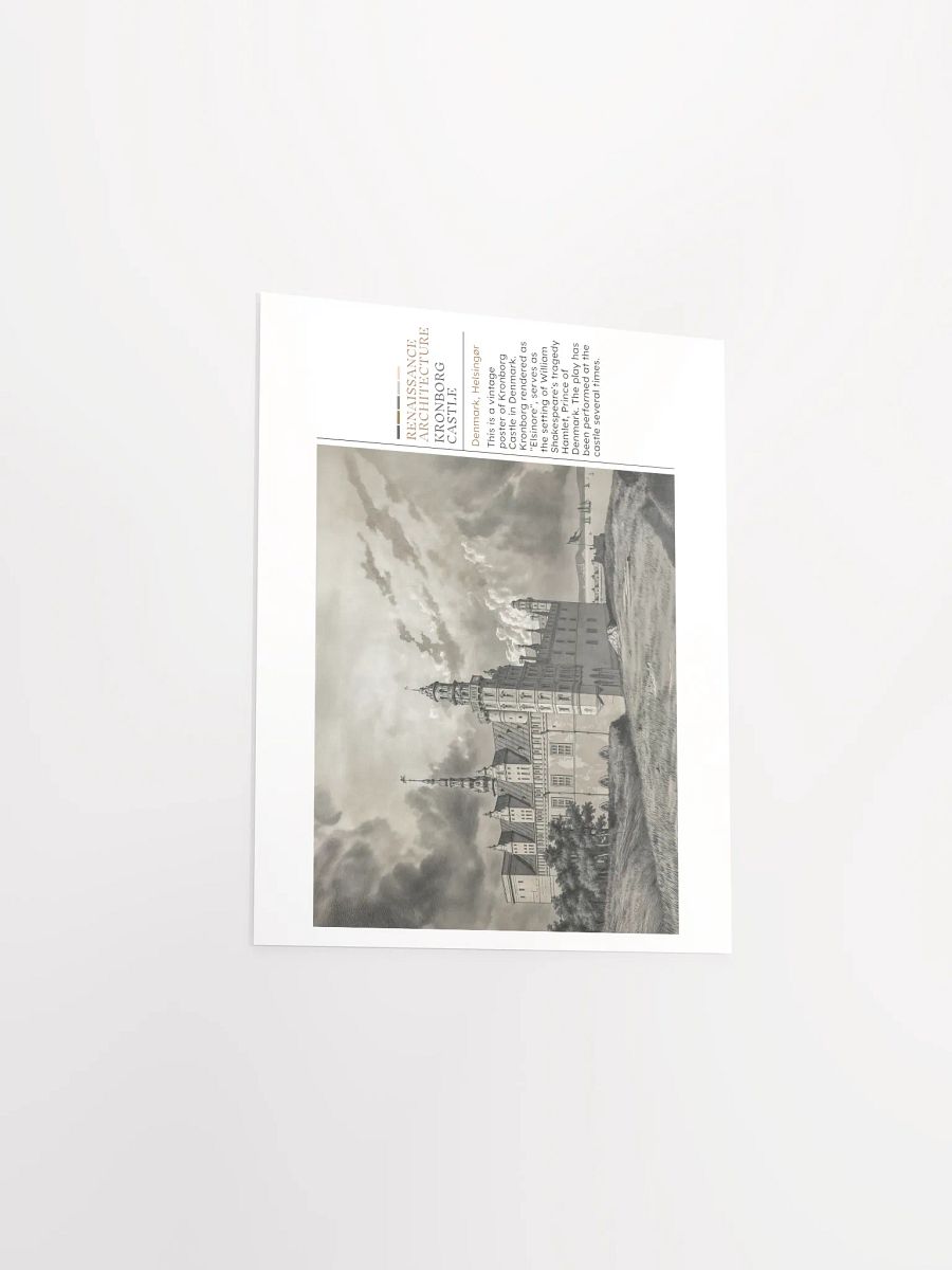 Kronborg castle - Vintage poster - Landscape product image (8)