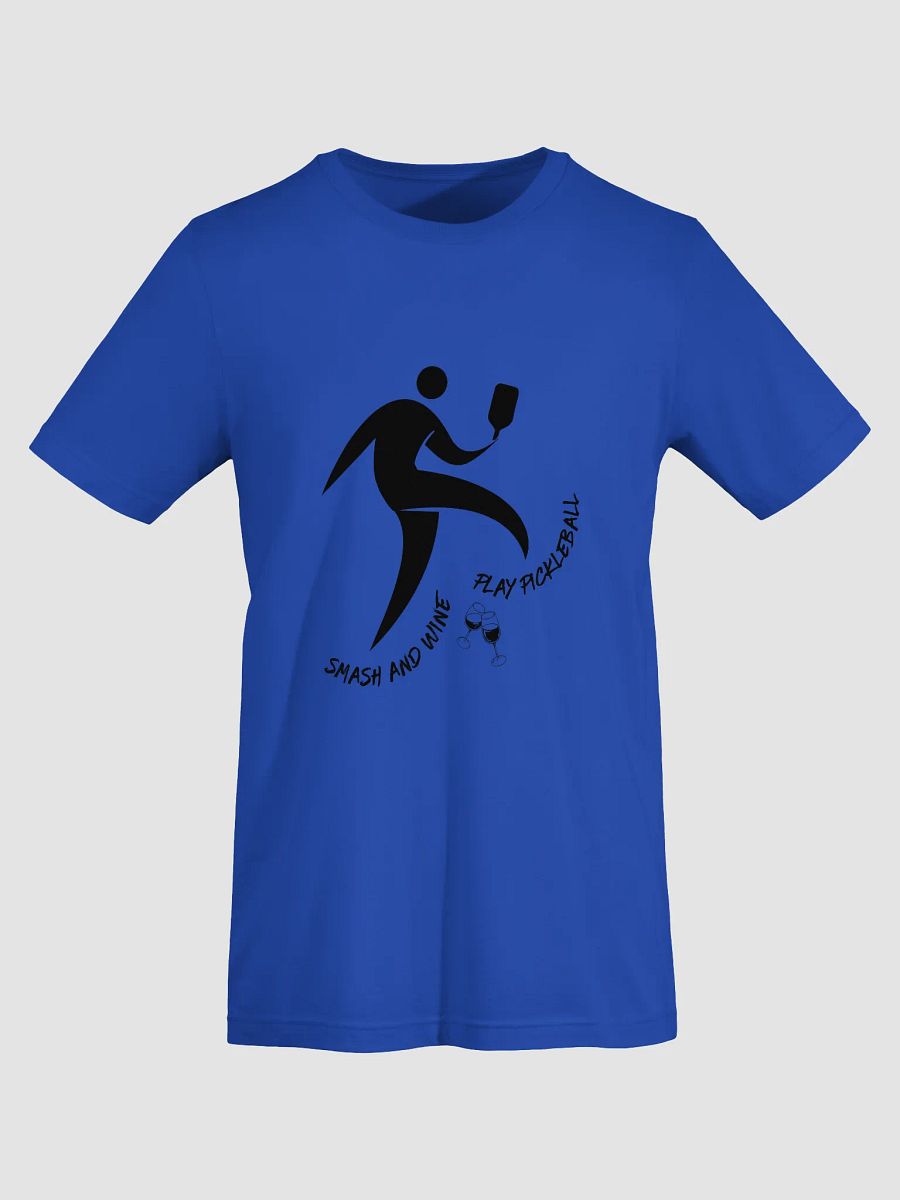 Smash and Wine Pickleball Ultrasoft T-Shirt product image (5)
