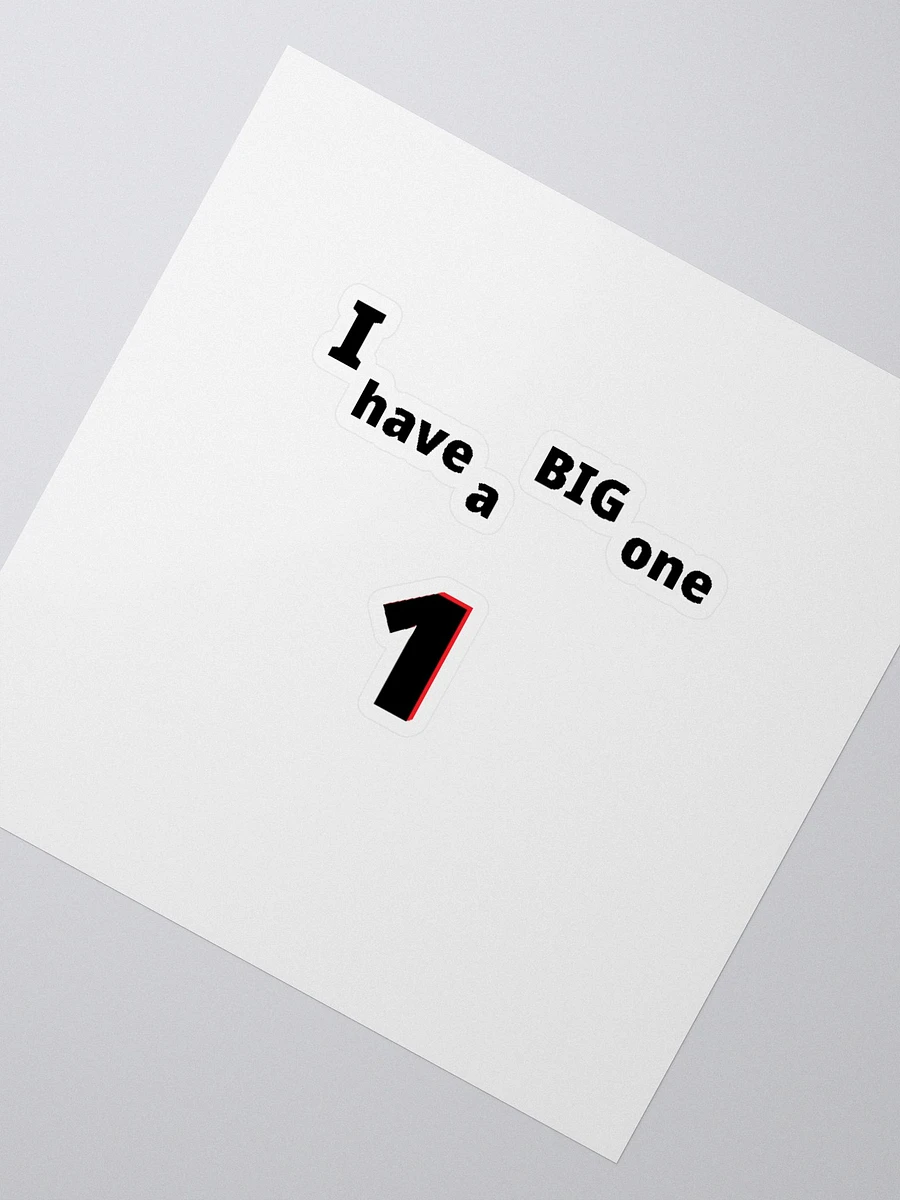 I have a Big One. Big, funny, humor, sarcasm. Cute, funny sayings, funny quote, funny gift, funnytee, one, funny slogan, vintage, retro, product image (4)