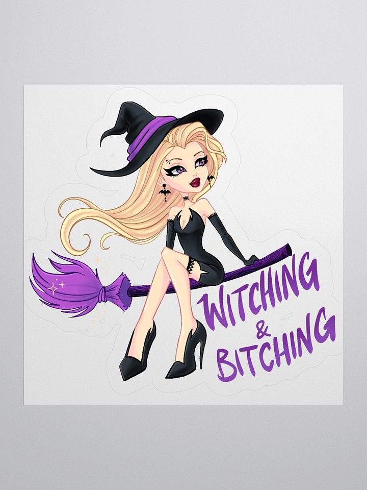 witching & bitching sticker product image (1)