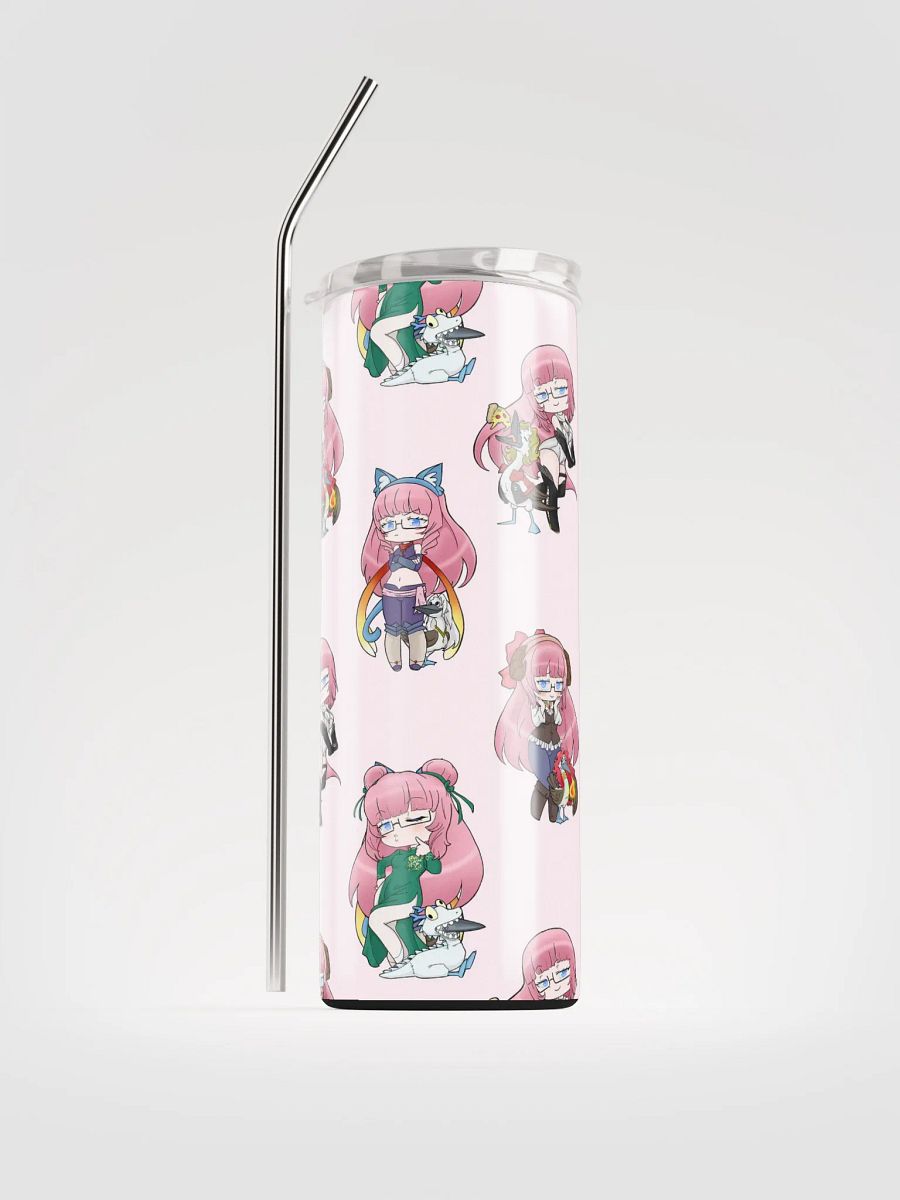Squeaky's Brainrot Stainless Steel Tumbler - Soft Pink product image (1)