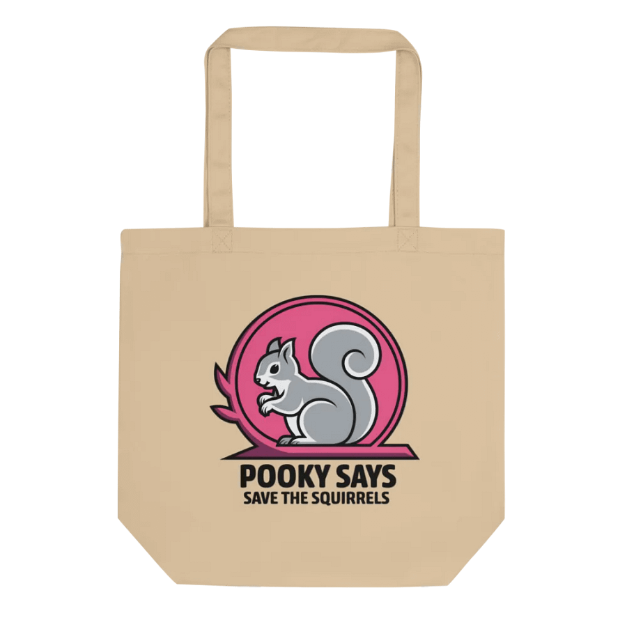 Pooky's Eco-Friendly Squirrel Tote product image (1)