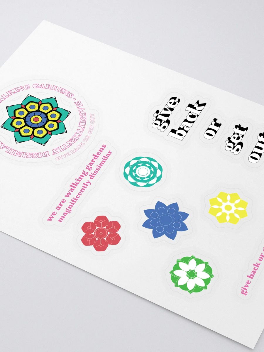 Walking Gardens sticker set 2 product image (2)