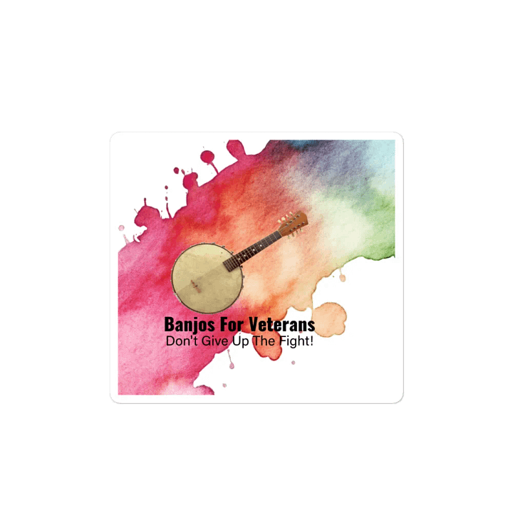 Banjos For Veterans (B4V) 2023 Artwork Die-Cut Magnets product image (2)
