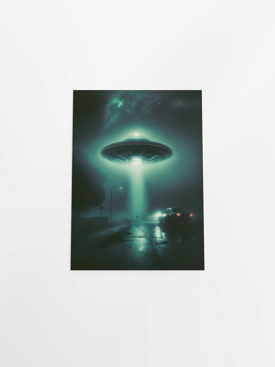 The Truth is Out There / The X-Files photo of UFO — sci-fi poster, movie art, I want to believe poster, space print, aliens wall decor product image (21)