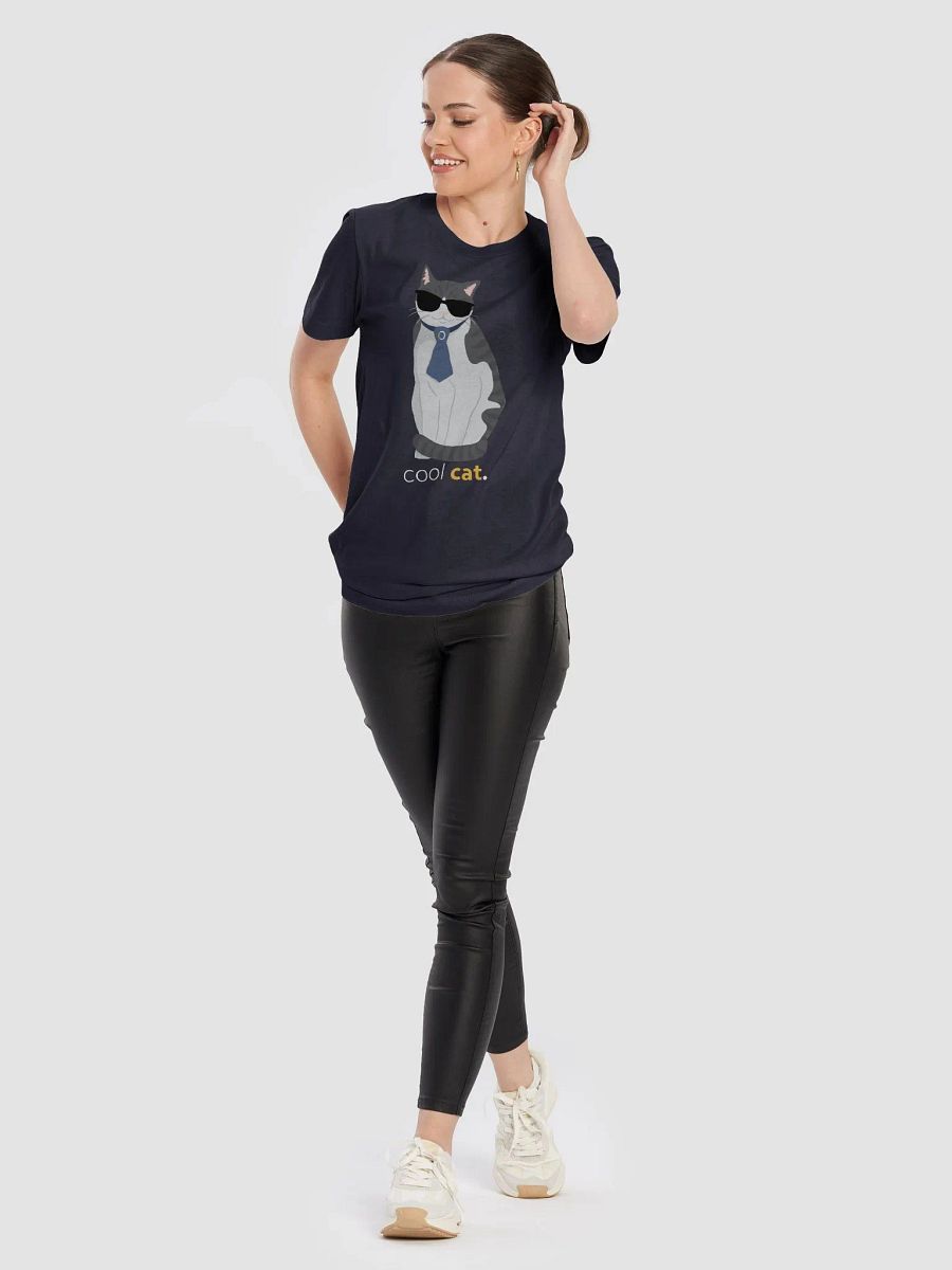 Cool Cat Bella & Canvas Unisex T-Shirt product image (10)