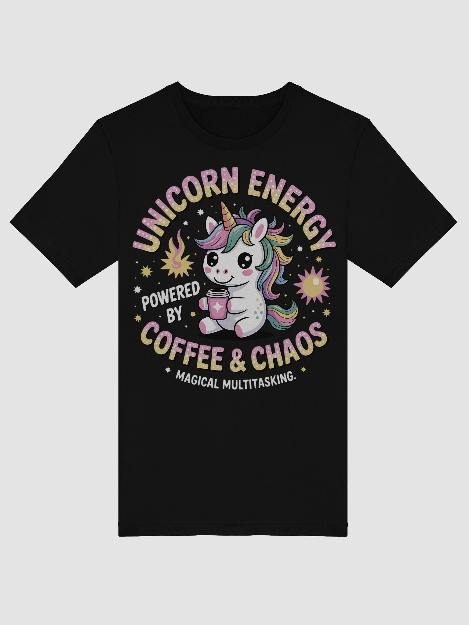 Unicorn Energy Coffee Lover T-Shirt product image (47)