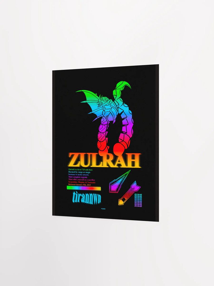 Neon Zulrah Poster product image (2)